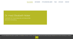 Desktop Screenshot of frauenarztpraxis-maier.de